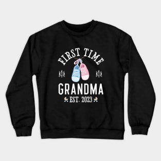 First Time Grandma 2023 Crewneck Sweatshirt